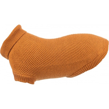 TRIXIE CityStyle Berlin Sveter pre psov oranžový 1 kus, Veľkosť oblečku: XS 30 cm (Oblečenie pre psov)