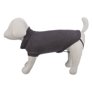 TRIXIE CityStyle Berlin Sveter pre psov tmavo šedá 1 kus, Veľkosť oblečku: XS 30 cm (Oblečenie pre psov) - obrázok 2/4