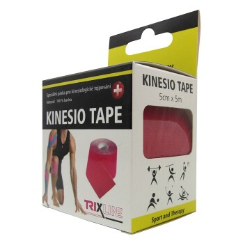 TRIXLINE Kinesio tape 5 cm x 5 m červená 1 ks (Tejpy) - obrázok 2/2