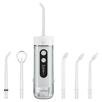 TRUELIFE AquaFloss mini M50 ústna sprcha biela (Ústne a zubné sprchy) - Časovač, Nastaviteľný tlak