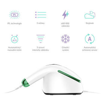 TRUELIFE Belle IPL E5 epilátor s tromi druhmi lámp (IPL, Laserové odstranění chloupků) - Elektrické - obrázok 2/3