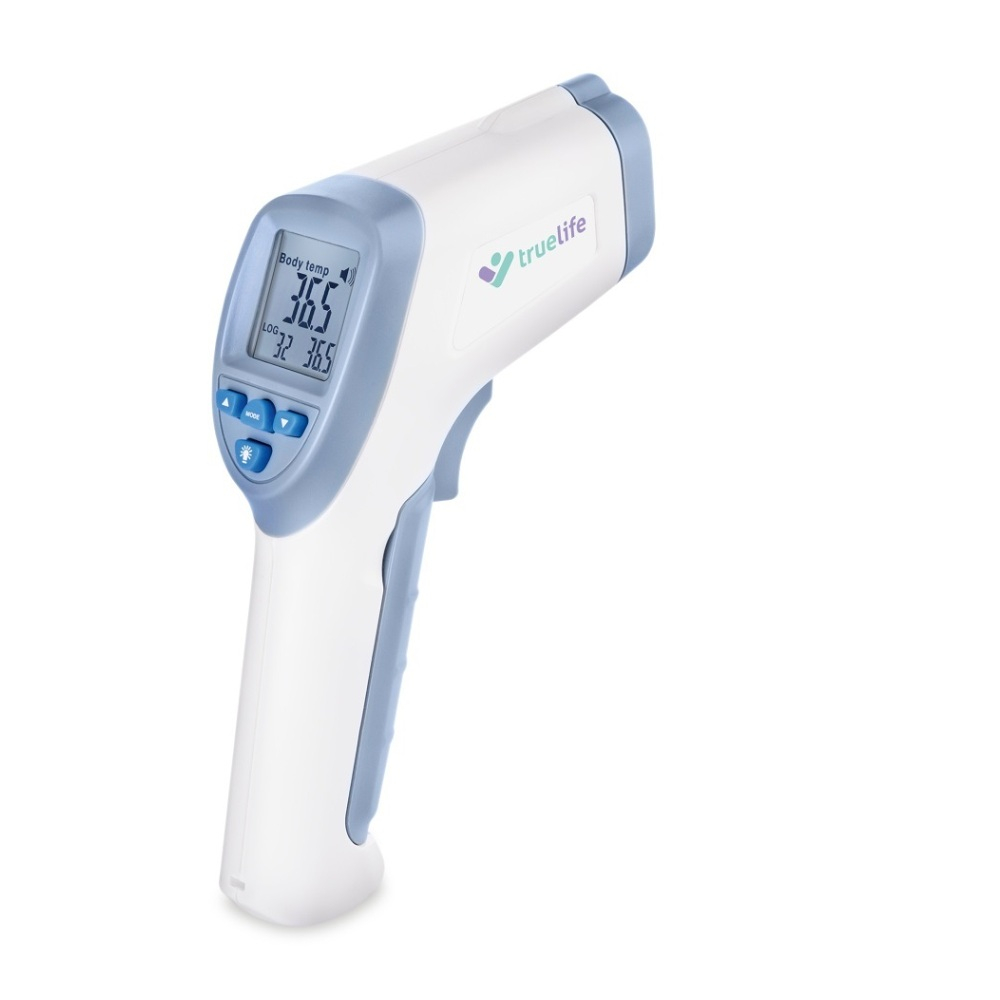 TrueLife Care Q7 Blue digitálny bezdotykový teplomer 1 ks