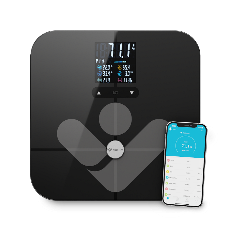 TRUELIFE FitScale W7 BT Black osobná váha