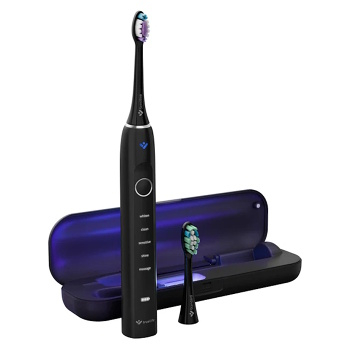 TRUELIFE SonicBrush clean 70 UV sonická kefka čierna (Sonické zubné kefky) - Časovač, Tlakový senzor vizuálny, Viac režimov čistenia, Indikátor napájania