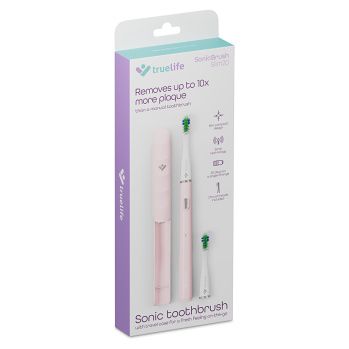 TRUELIFE SonicBrush Slim20 Pink sonická zubná kefka (Sonické zubné kefky) - Časovač, Viac režimov čistenia - obrázok 4/4