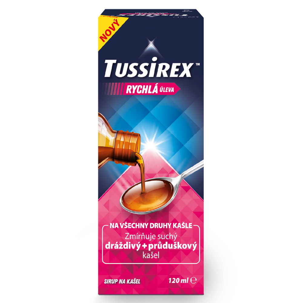 Tussirex Tussirex Sirup sirup pri kašli a prechladnutí 120 ml kúpite na Mojalekaren.sk