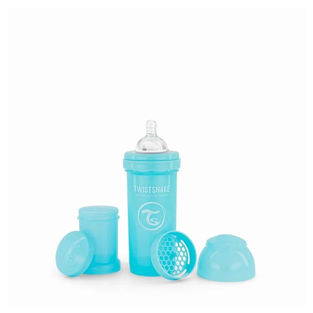 TWISTSHAKE Dojčenská fľaša Anti-Colic modrá 260 ml