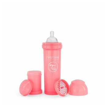 TWISTSHAKE Dojčenská fľaša Anti-Colic ružová 330 ml