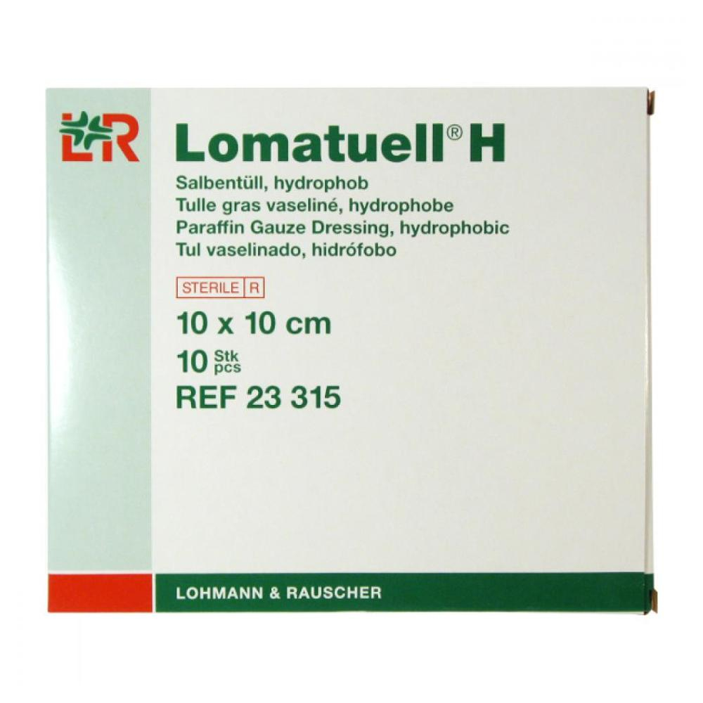 Tyl mastný LOMATUELL H 10x10cm sterilný 10ks