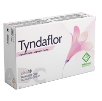 TYNDAFLOR Vaginálne čapíky 10x2 g