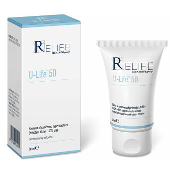 RELIFE U-Life 50 Krém ohraničená hyperkeratóza 50% urea 30 ml