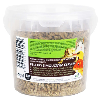 UGF Peletky s múčnym červom 500 ml (Vonkajšie vtáctvo)