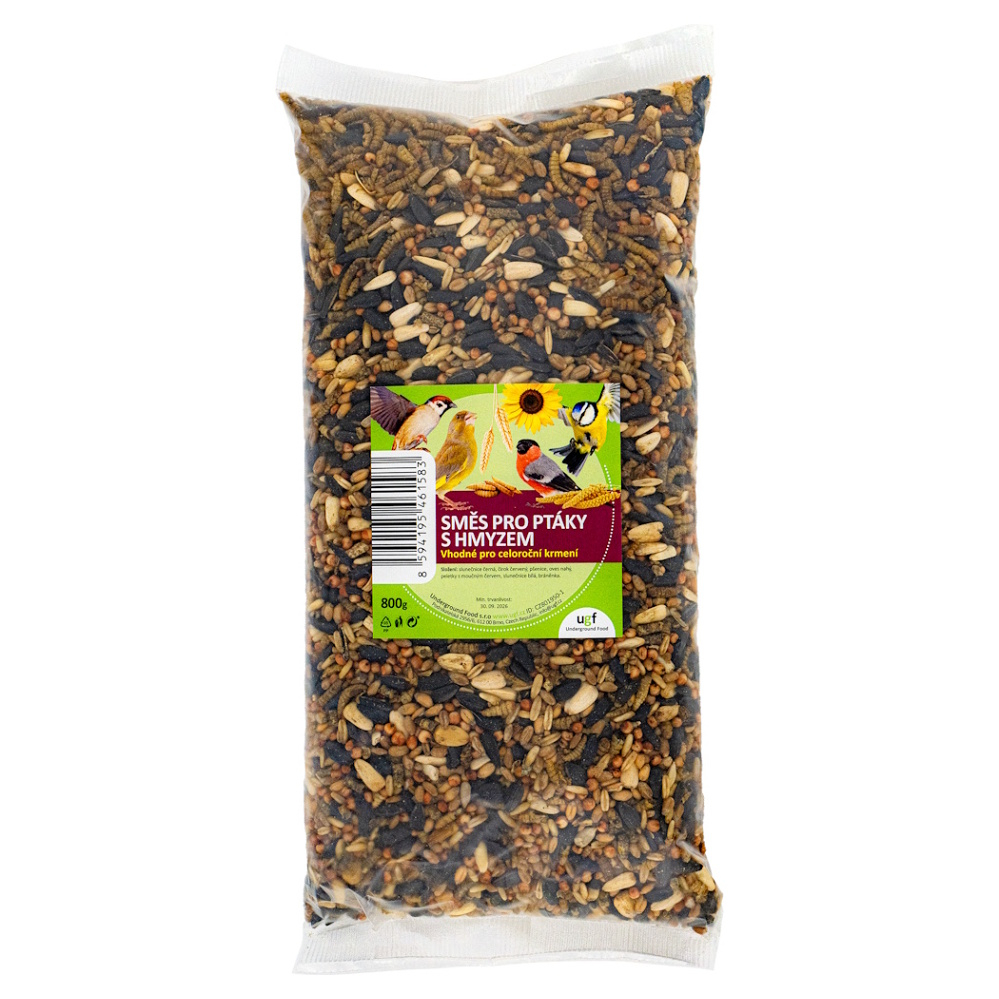 E-shop UGF Zmes pre vtáky s hmyzom 800 g