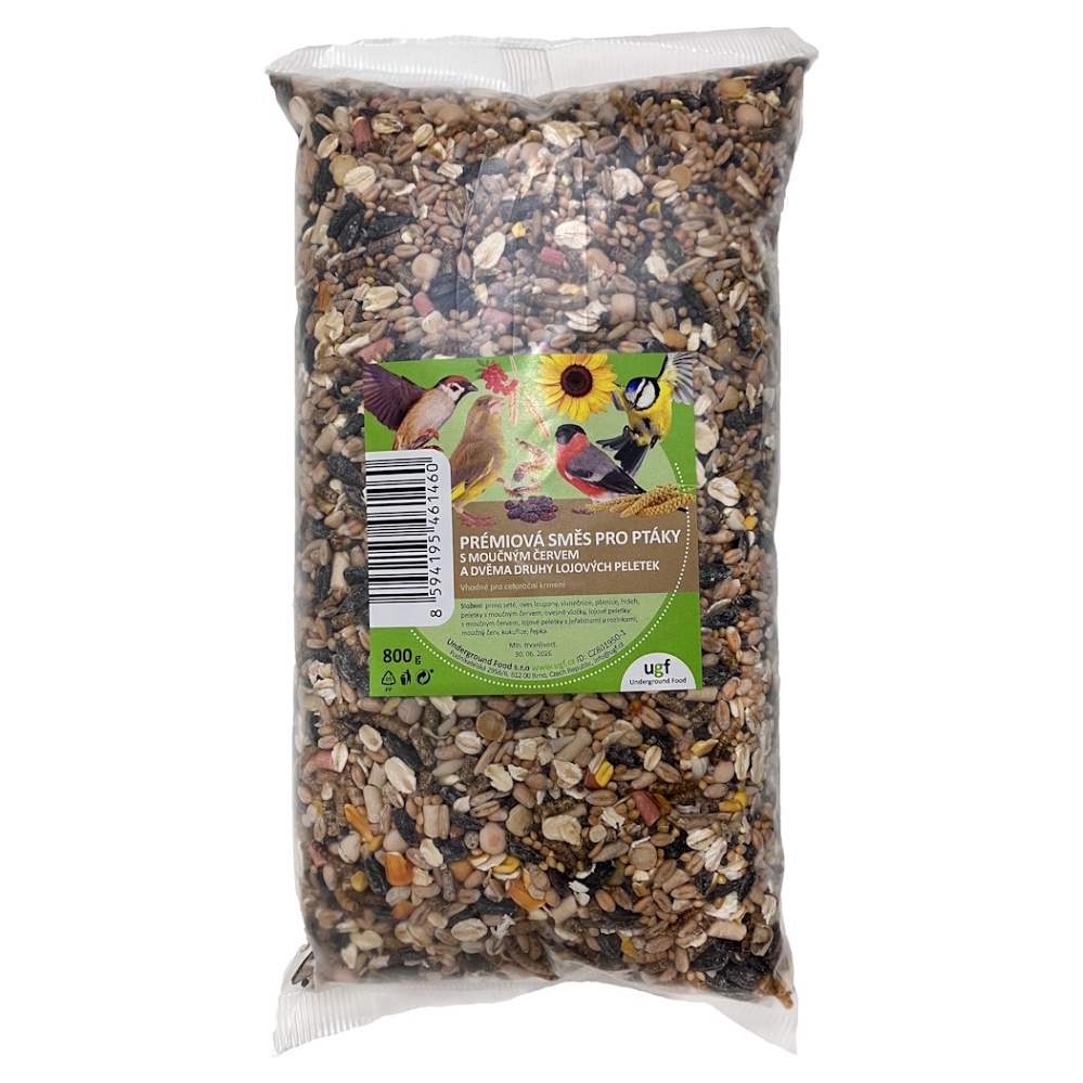 E-shop UGF Zmes pre vtáky s múčnym červom 800 g