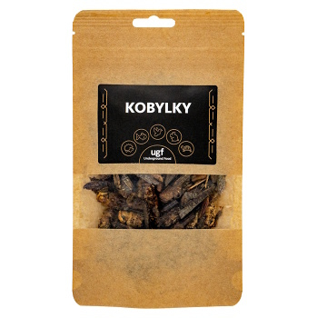 UGF Sušené kobylky 20 g (Krmivá pre vtáky)