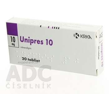 UNIPRES 10 tbl 10 mg 1x20 ks (Lieky na predpis)