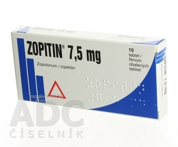 Zopitin 7,5 mg tbl flm (blis.) 1x10 ks (Lieky na predpis)