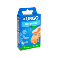 URGO Aqua protect umývateľná náplasť 10 cm x 6 cm 10 kusov