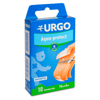 URGO Aqua protect umývateľná náplasť 10 cm x 6 cm 10 ks