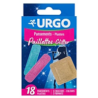 URGO Glitter trblietavé detské náplasti 18 kusov