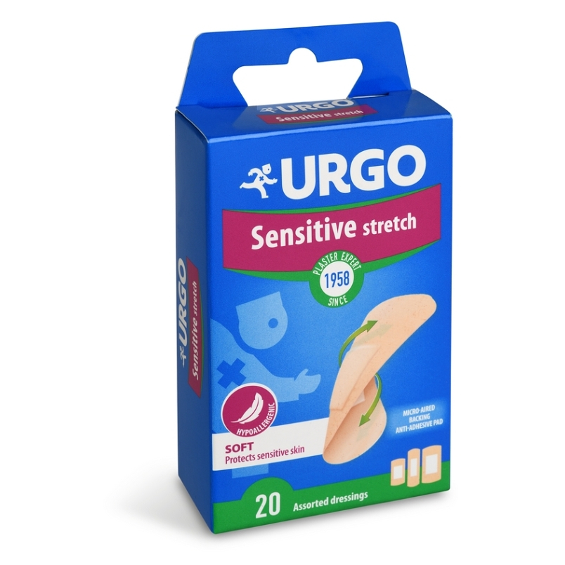 URGO Sensitive náplasť pre citlivú pokožku 20 ks kúpite na Mojalekaren.sk