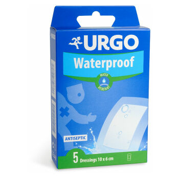 URGO Waterproof vodeodolná náplasť aquafilm 10 x 6 cm 5 ks