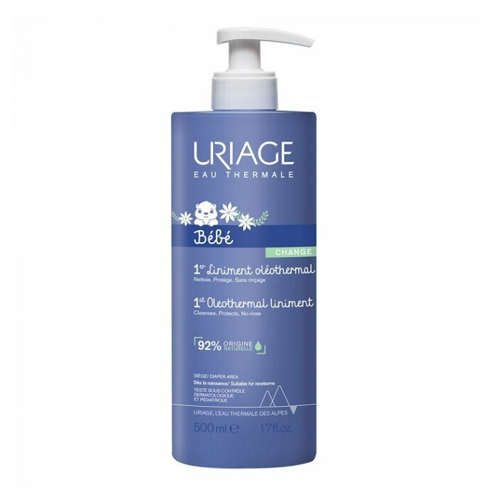 URIAGE BéBé detská čistiaca starostlivosť pre oblasť plienok 500 ml