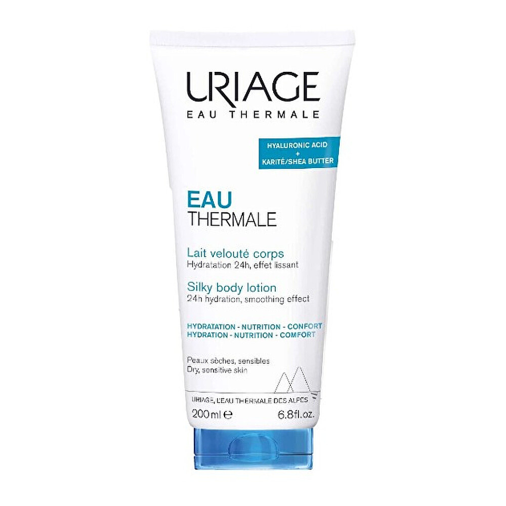 E-shop URIAGE Hodvábne telové mlieko pre suchú a citlivú pokožku Eau Thermale 200 ml