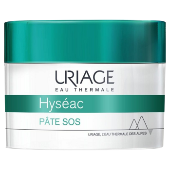 URIAGE Hyséac SOS Paste Lokálna starostlivosť na noc proti nedokonalostiam aknóznej pleti 15 ml (Dermokozmetika pleťové krémy)