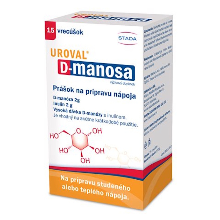 UROVAL D-manosa 15 vrecúšok kúpite na Mojalekaren.sk