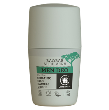 URTEKRAM BIO Krémový dezodorant pre mužov s aloe a baobabom 50 ml