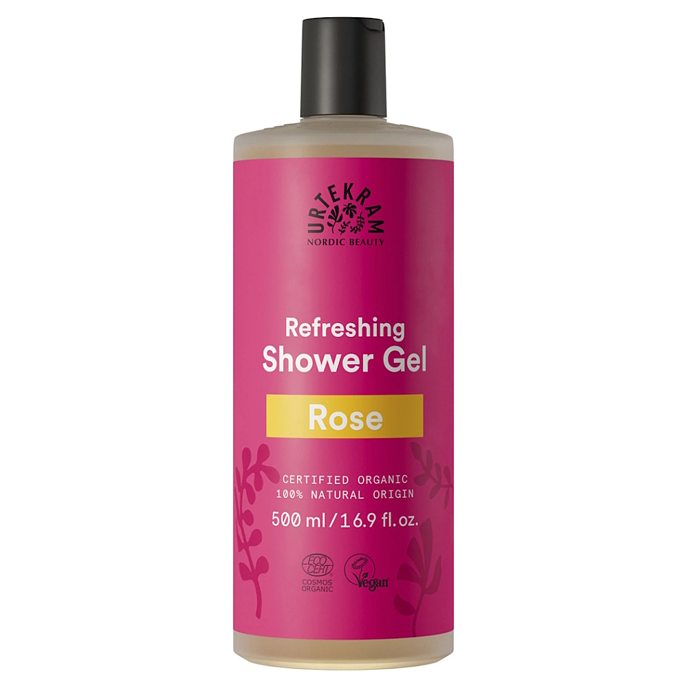 URTEKRAM BIO Sprchový gél ružový 500 ml