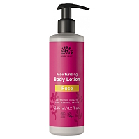 URTEKRAM Rozmaznávajúce ružové telové mlieko BIO 245 ml
