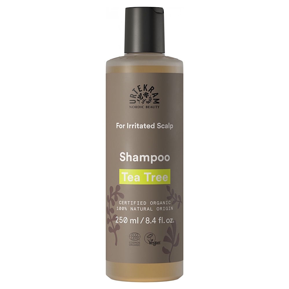 URTEKRAM Šampón s tea tree pre podráždenú vlasovú pokožku BIO 250 ml