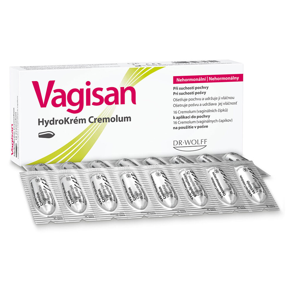 Vagisan HydroKrém Cremolum vaginálne globuly 16 ks kúpite na Mojalekaren.sk
