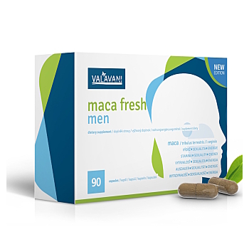 VALAVANI Maca fresh men 90 kapsúl (Potencia, erekcia) - Prírodné, Viaczložkové