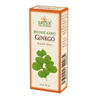GREŠÍK Ginkgo bylinné kvapky 50 ml