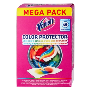 VANISH Color Protect Obrúsky na ochranu bielizne pred zafarbením 40 praní 20 ks