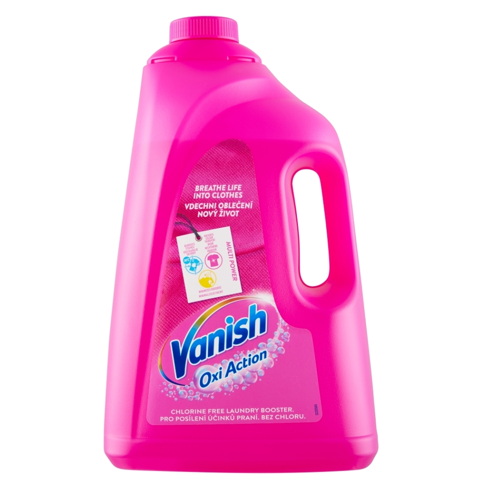 VANISH Oxi Action tekutý odstraňovač škvŕn na farebnú bielizeň 40 praní 4 l