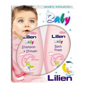 LILIEN Baby Raspberry šampón 400 ml + pena do kúpeľa 400 ml