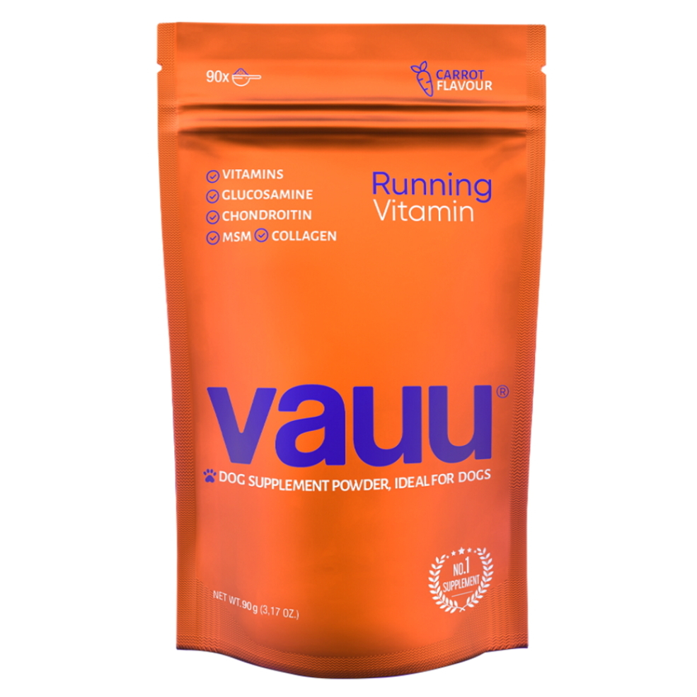 E-shop VAUU Running vitamin pre psov s príchuťou mrkvy 90 g