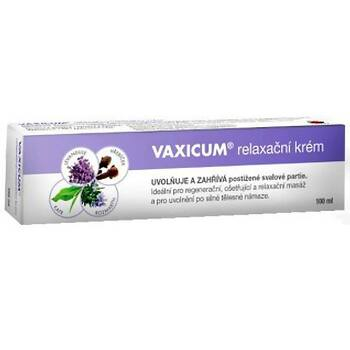 VAXICUM Relaxačný krém 100 ml, expirácie