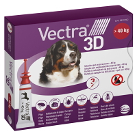 VECTRA 3D Spot-On XL pre psov nad 40 kg 8 ml 3 pipety