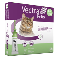 VECTRA Felis Spot-On pre mačky 0,6-10 kg 0,9 ml 3 pipety
