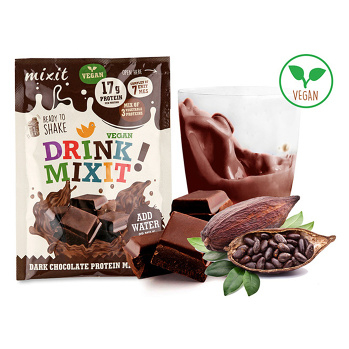 MIXIT Vegan Drink tmavá čokoláda nápoj 6 kusov