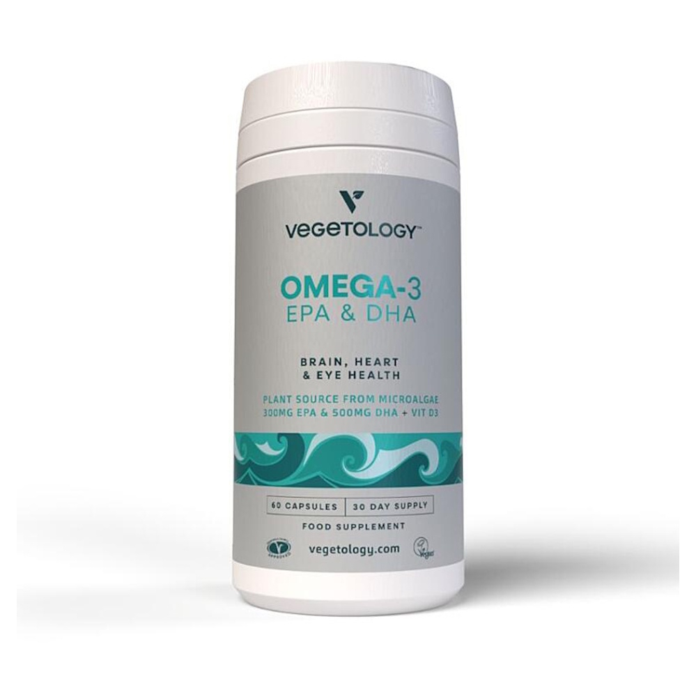 VEGETOLOGY Omega-3 - EPA a DHA + vitamín D3 60 kapsúl