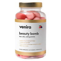 VENIRA Beauty bomb hair, skin, nails gummies lesné plody 60 kusov