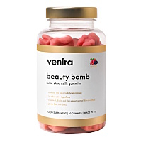 VENIRA Beauty bomb hair, skin, nails gummies lesné plody 60 kusov