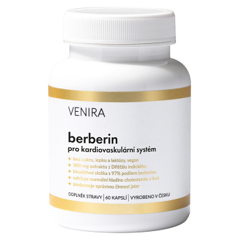 VENIRA Berberin 60 kapsúl (Detoxikácia celého tela) - Viaczložkové