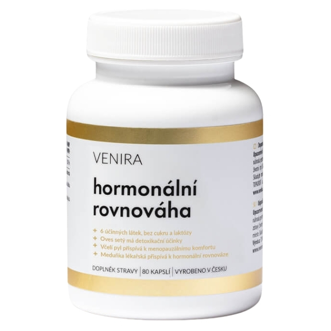 Venira Hormonálna rovnováha kapsuly na podporu zdravej hormonálnej činnosti 80 cps kúpite na Mojalekaren.sk